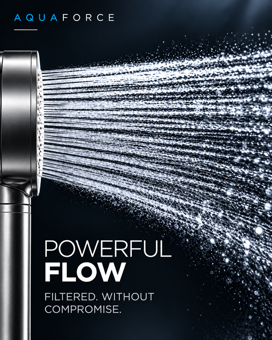 AquaForce powerful flow